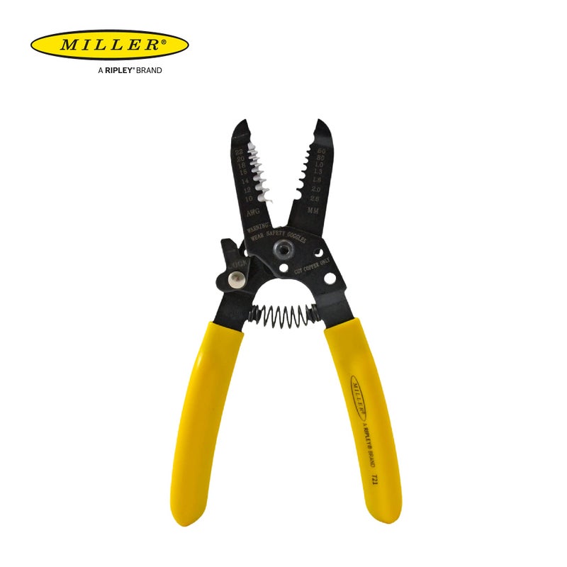 Miller 721 Multiwire Stripper and Cutter for Professional Technicians, Electricians, and Installers, Easily Portable Tool, 3.8 Ounces - Image 4